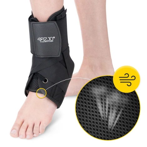 Orteza stawu skokowego ze sznurowadłami