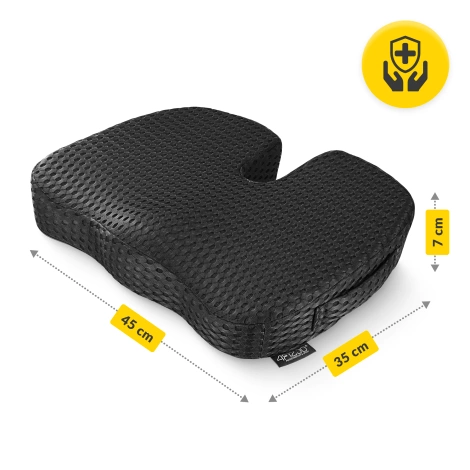 Poduszka ortopedyczna do siedzenia czarna