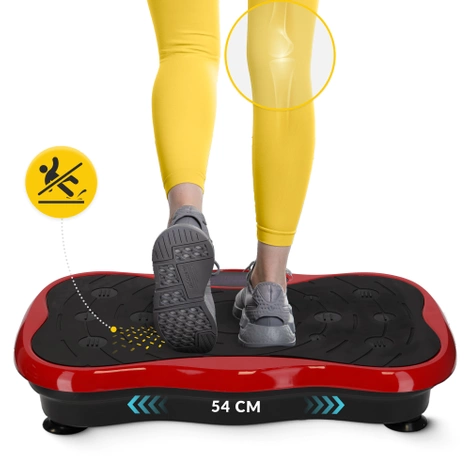 Platforma wibracyjna do ćwiczeń ULTRA+ czerwona
