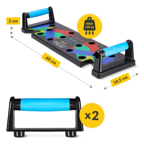 Deska do pompek z uchwytami