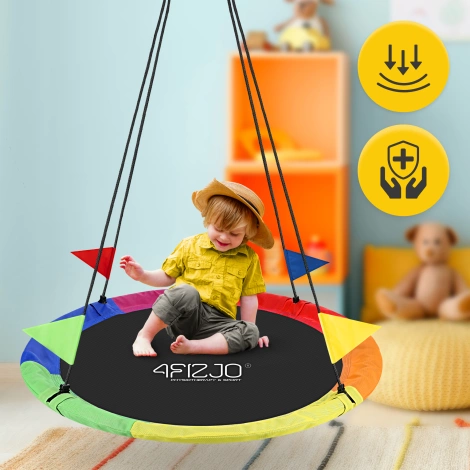 Huśtawka ogrodowa dla dzieci XL Bocianie Gniazdo 110 cm