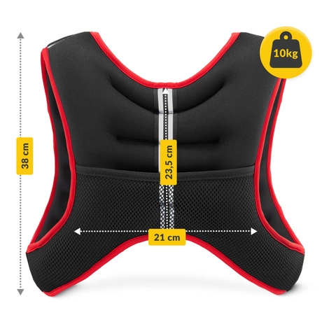 Kamizelka obciążeniowa do ćwiczeń 10 kg