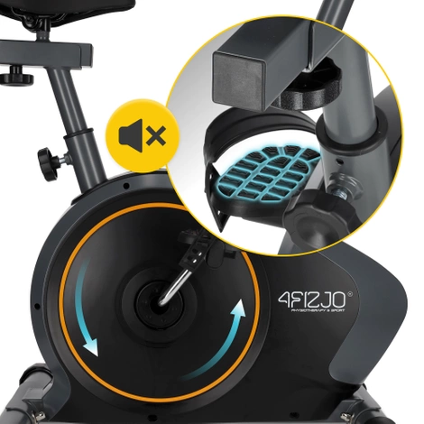 Rower stacjonarny magnetyczny EVO+ pomarańczowy