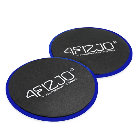 Dyski poślizgowe do ćwiczeń SLIDE 2 szt. niebieskie