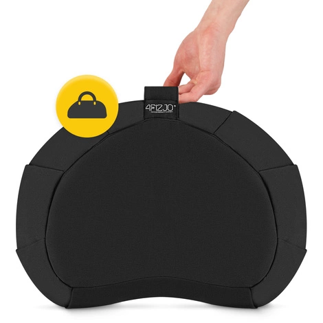 Poduszka do medytacji ZAFU półksiężyc czarna