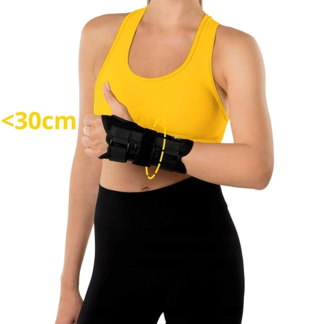 Orteza na lewy nadgarstek ze sztywną szyną