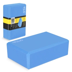 Kostka piankowa do jogi niebieska