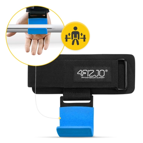 Haki treningowe uchwyty do podciągania niebieskie