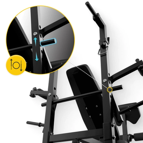 Ławeczka treningowa do ćwiczeń ze stojakiem ULTRA