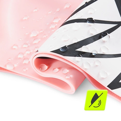 Czepek na basen dla dzieci TSUNAMI SHARK różowy