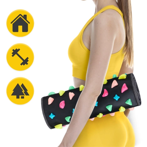 Mata do masażu stóp z kamykami 175 x 35 cm