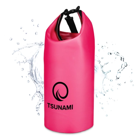 Worek wodoodporny 30 litrów TSUNAMI różowy