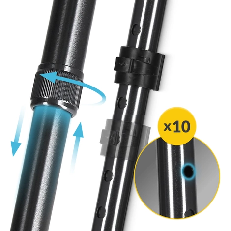 Kule ortopedyczne regulowane MED niebieskie