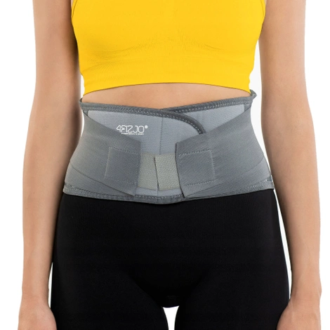 Pas ortopedyczny na kręgosłup lędźwiowy XXL szary