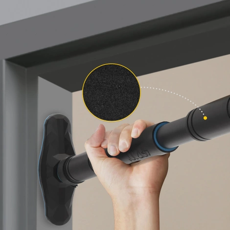 Drążek do podciągania rozporowy ULTRA niebieski