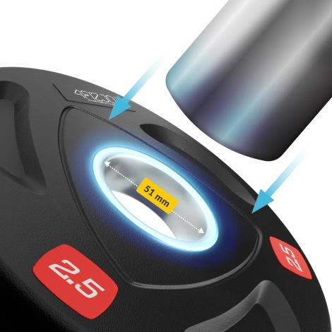 Obciążenie olimpijskie 2 x 2,5 kg