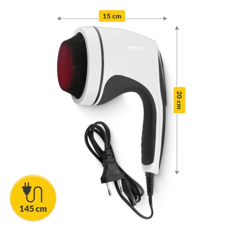 Ręczny masażer antycellulitowy biały