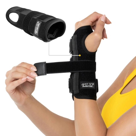 Orteza na lewy nadgarstek ze sztywną szyną