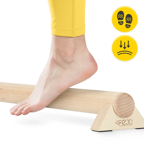 Drewniana belka do treningu równowagi 100 cm