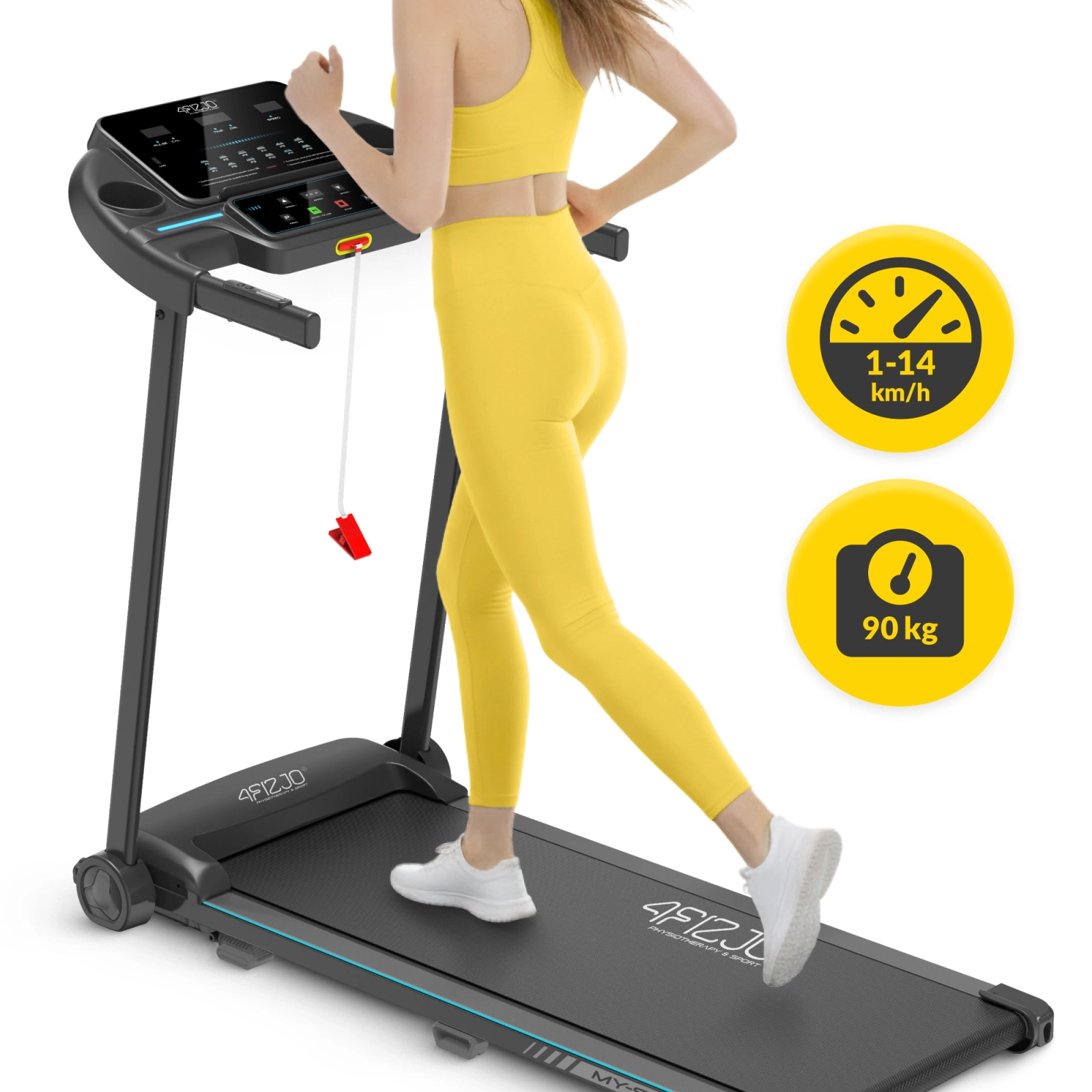 Elektryczna bieżnia domowa składana MY-SPEED