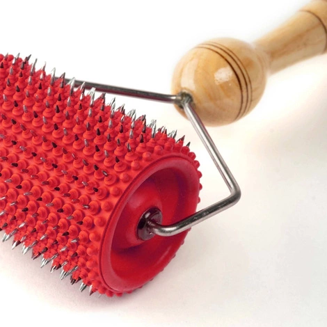 Wałek wieloigłowy do masażu Lyapko 3,5 bez niklu czerwony