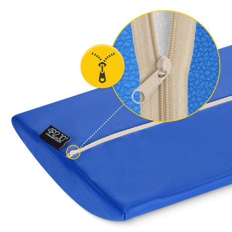 Półwałek lędźwiowy do rehabilitacji niebieski