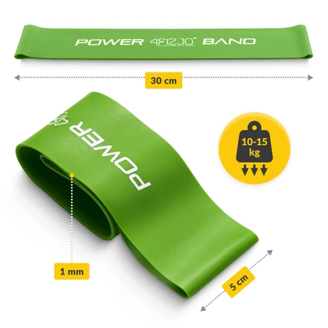 Guma oporowa do ćwiczeń MINI POWER BAND 1,0 mm