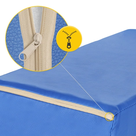 Klin rehabilitacyjny do masażu niebieski