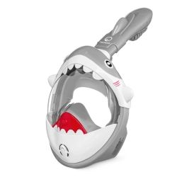 Maska do nurkowania dla dzieci TSUNAMI SHARK szara