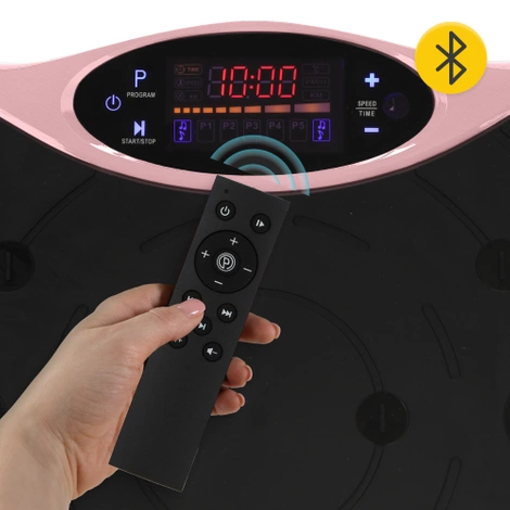 Platforma wibracyjna do ćwiczeń ULTRA+ różowa