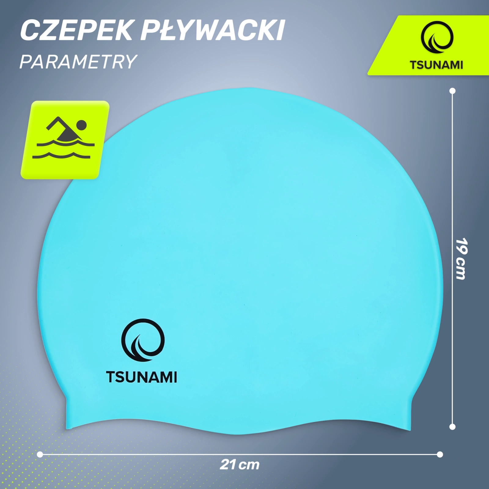 czepek pływacki do pływania silikonowy 