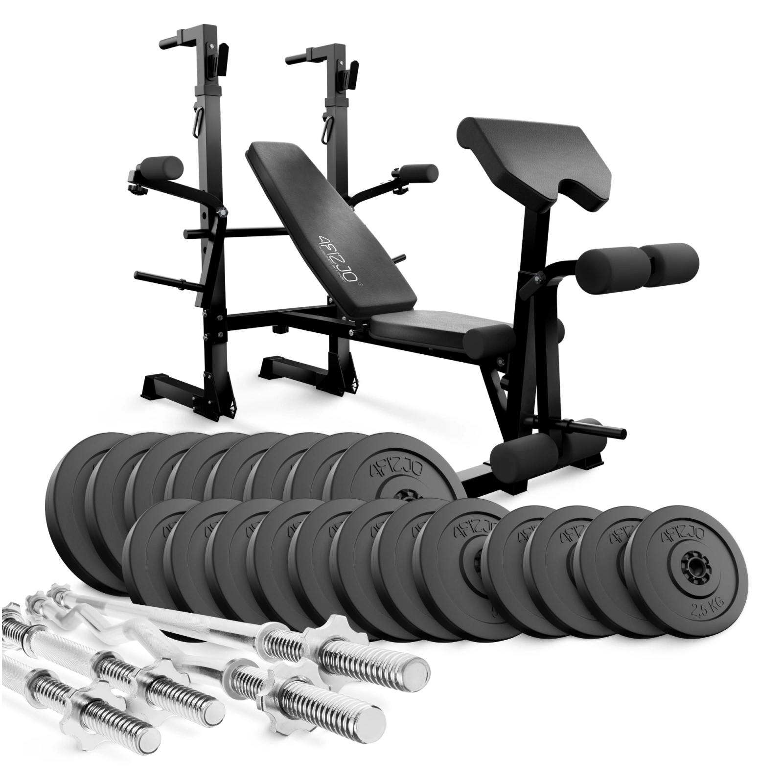 Zestaw kulturystyczny PRO 130 kg