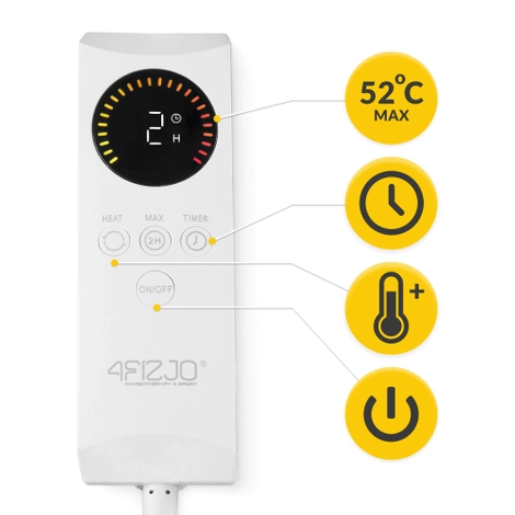 Koc elektryczny grzewczy 180 × 160 cm