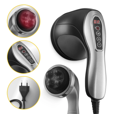 Ręczny masażer antycellulitowy czarny