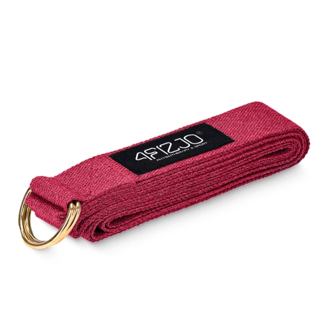 Pasek do jogi czerwony