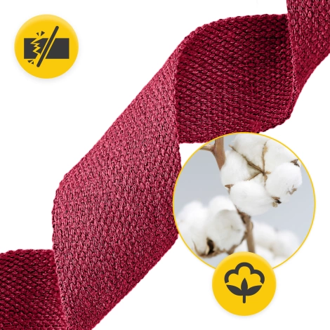 Pasek do jogi czerwony