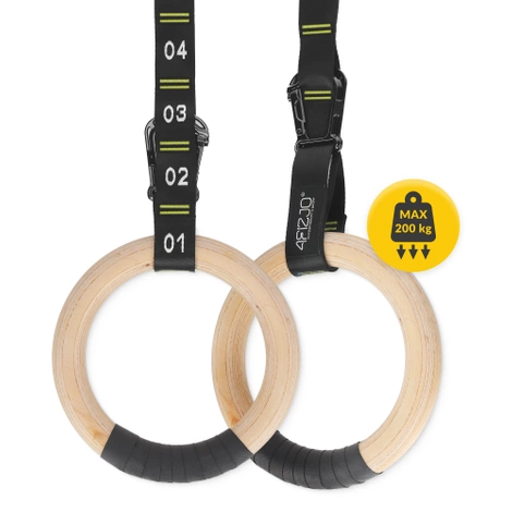 Kółka gimnastyczne do podciągania żółte