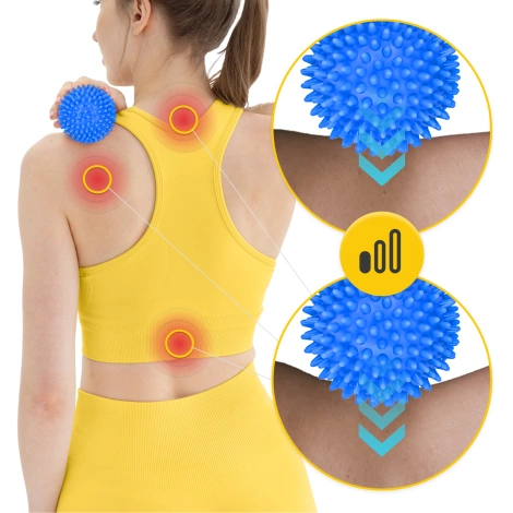 Piłka do masażu z kolcami SPIKE+ 8 cm