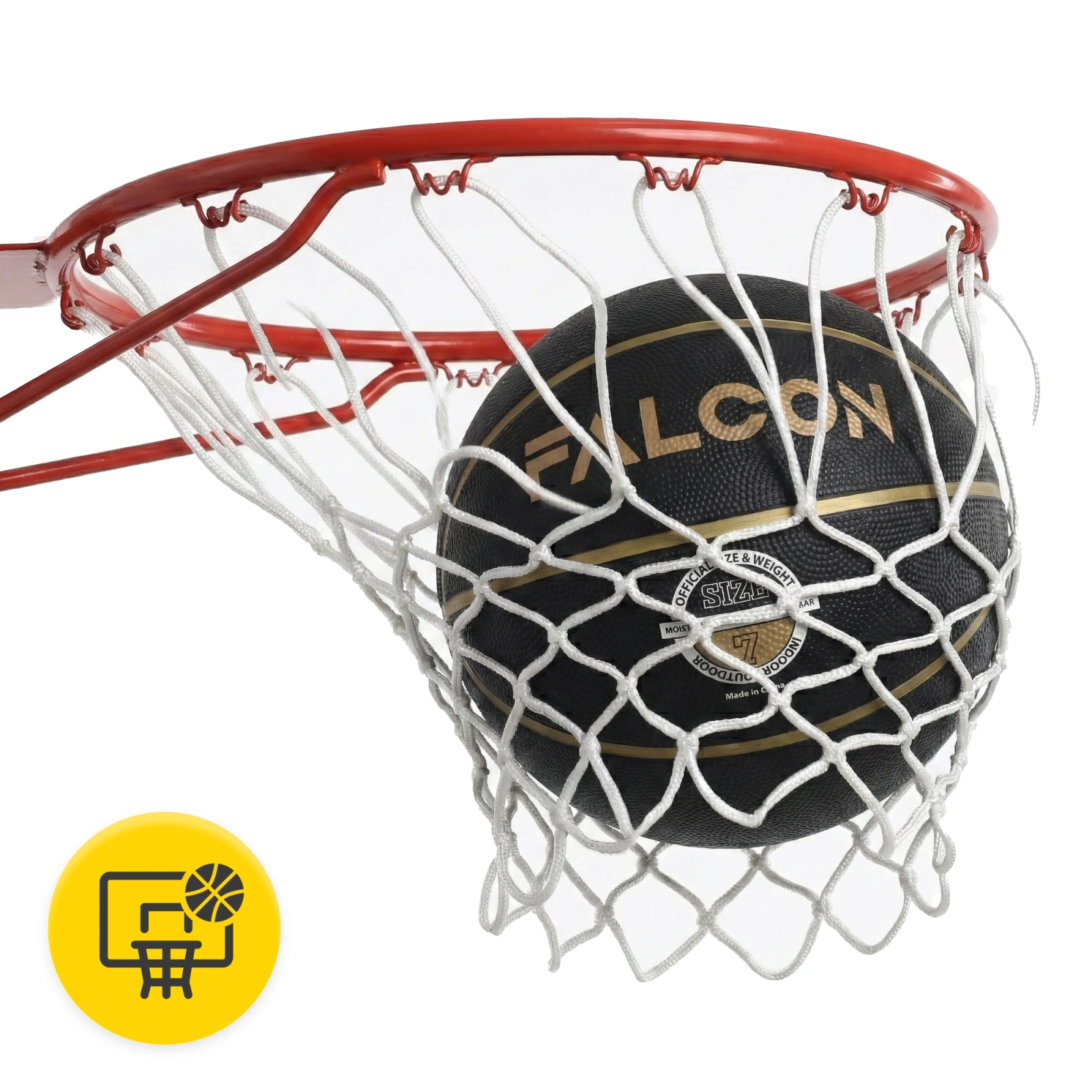 pilka do kosza treningowa czarna