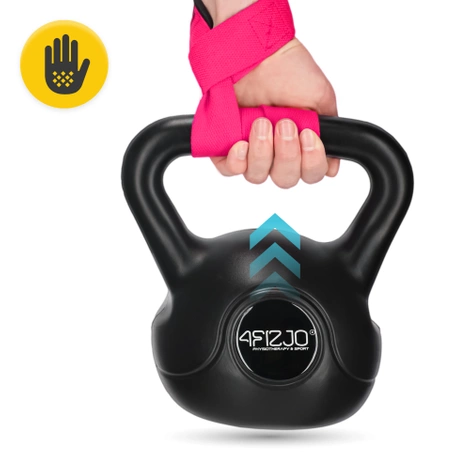 Paski treningowe do martwego ciągu Deadlift Straps różowe