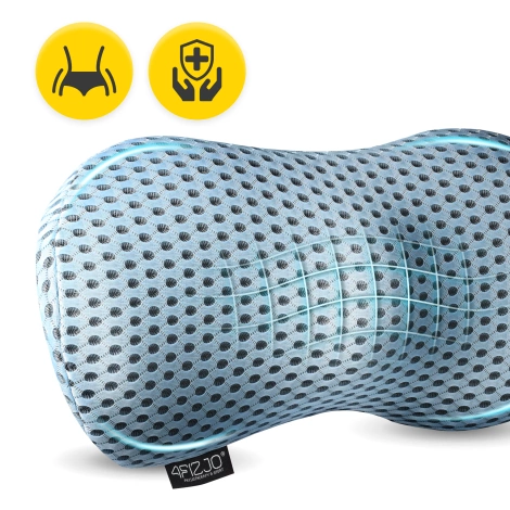 Poduszka ortopedyczna lędźwiowa do siedzenia niebieska