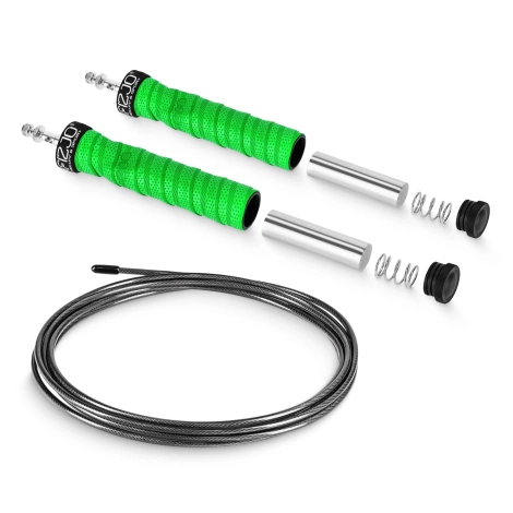 Skakanka bokserska z obciążeniem 3 m zielona