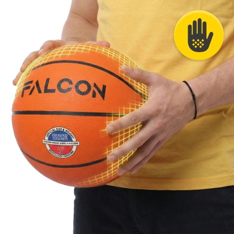 Piłka do koszykówki Falcon rozmiar 7 pomarańczowa