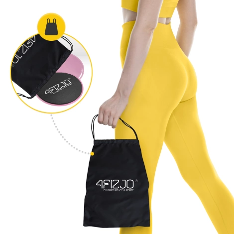 Dyski poślizgowe do ćwiczeń SLIDE 2 szt. różowe