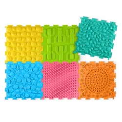 Ortopedyczna mata sensoryczna puzzle dla dzieci 6 szt.