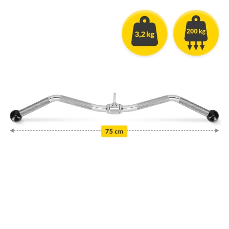 Drążek do wyciągu obrotowy łamany