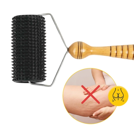 Wałek wieloigłowy do masażu Lyapko 5,0 bez niklu czarny