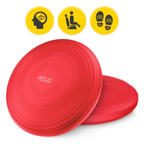 Poduszka sensomotoryczna MED+ 33 cm czerwona