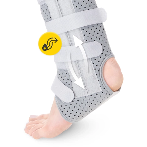Orteza stawu skokowego z bocznym wzmocnieniem