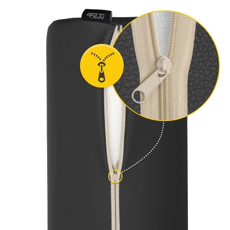 Wałek rehabilitacyjny kształtka do masażu 60 × 15 cm czarna